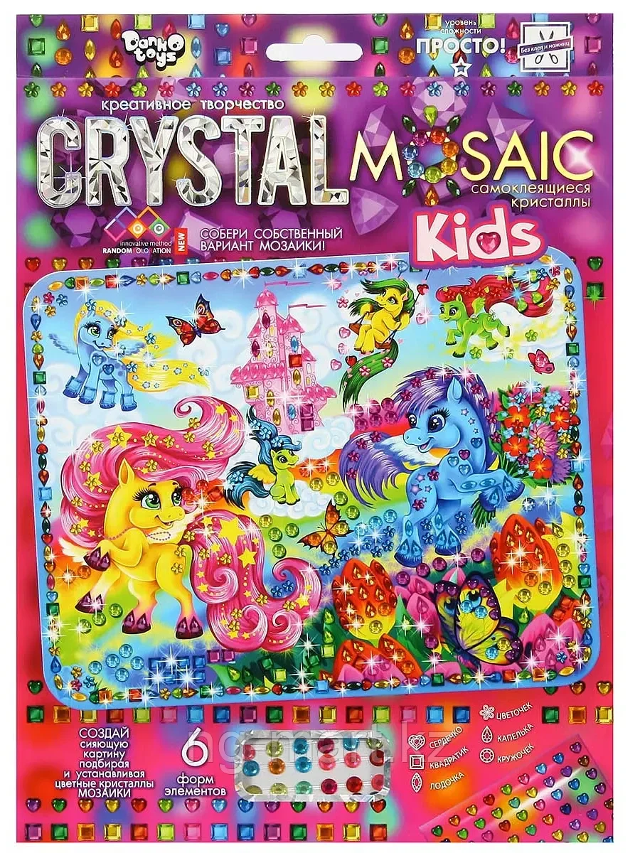 Мозаика из кристаллов CRMk-01-01 Crystal Mosaic Волшебные пони - фото 1 - id-p96762939