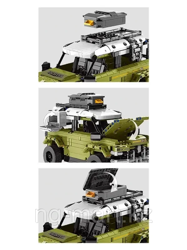 Конструктор р/у Land Rover Defender (956 деталей) - фото 5 - id-p96760932