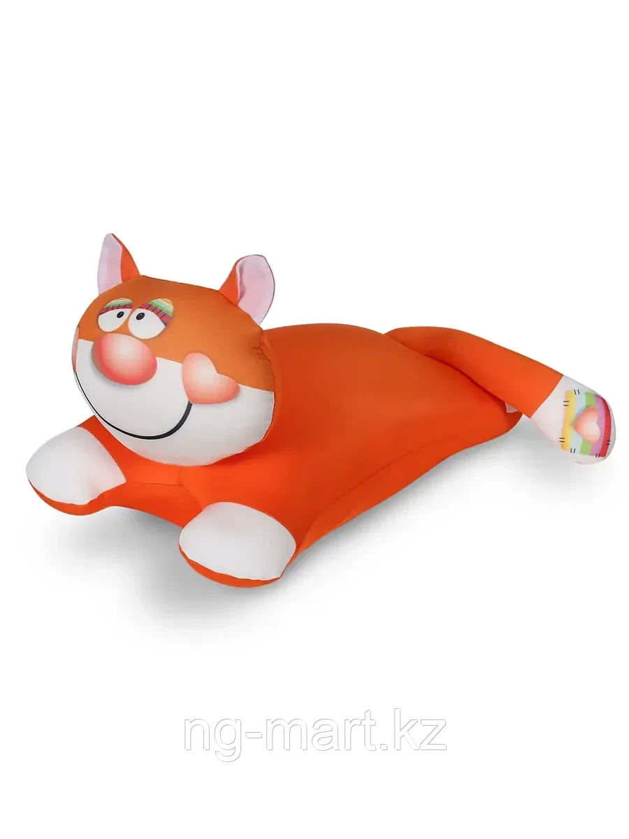 Мягкая игрушка Сердечный кот - антистресс 11аси15ив-1 рыжий - фото 1 - id-p96760941