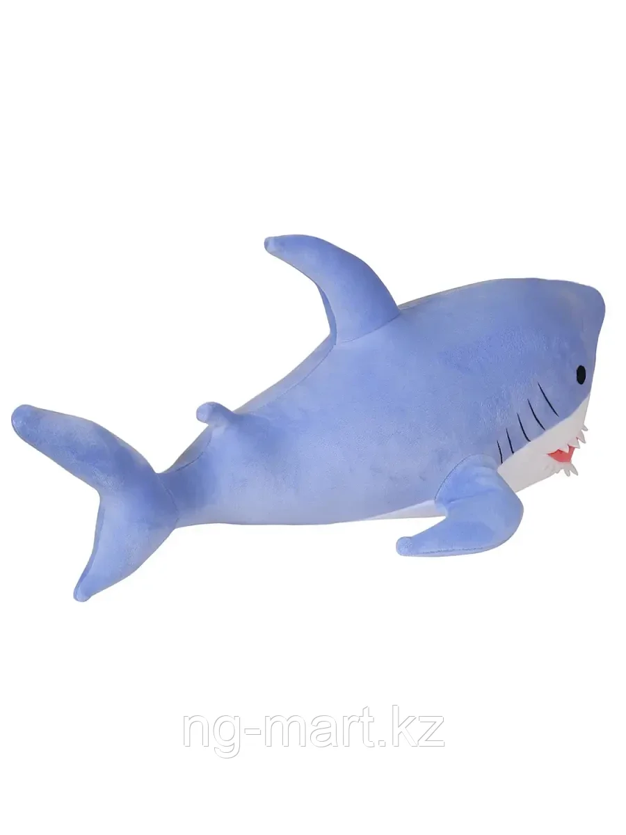 Мягкая игрушка Акула - антистресс 22 см 20аси21ив-4 голубая - фото 2 - id-p96760944