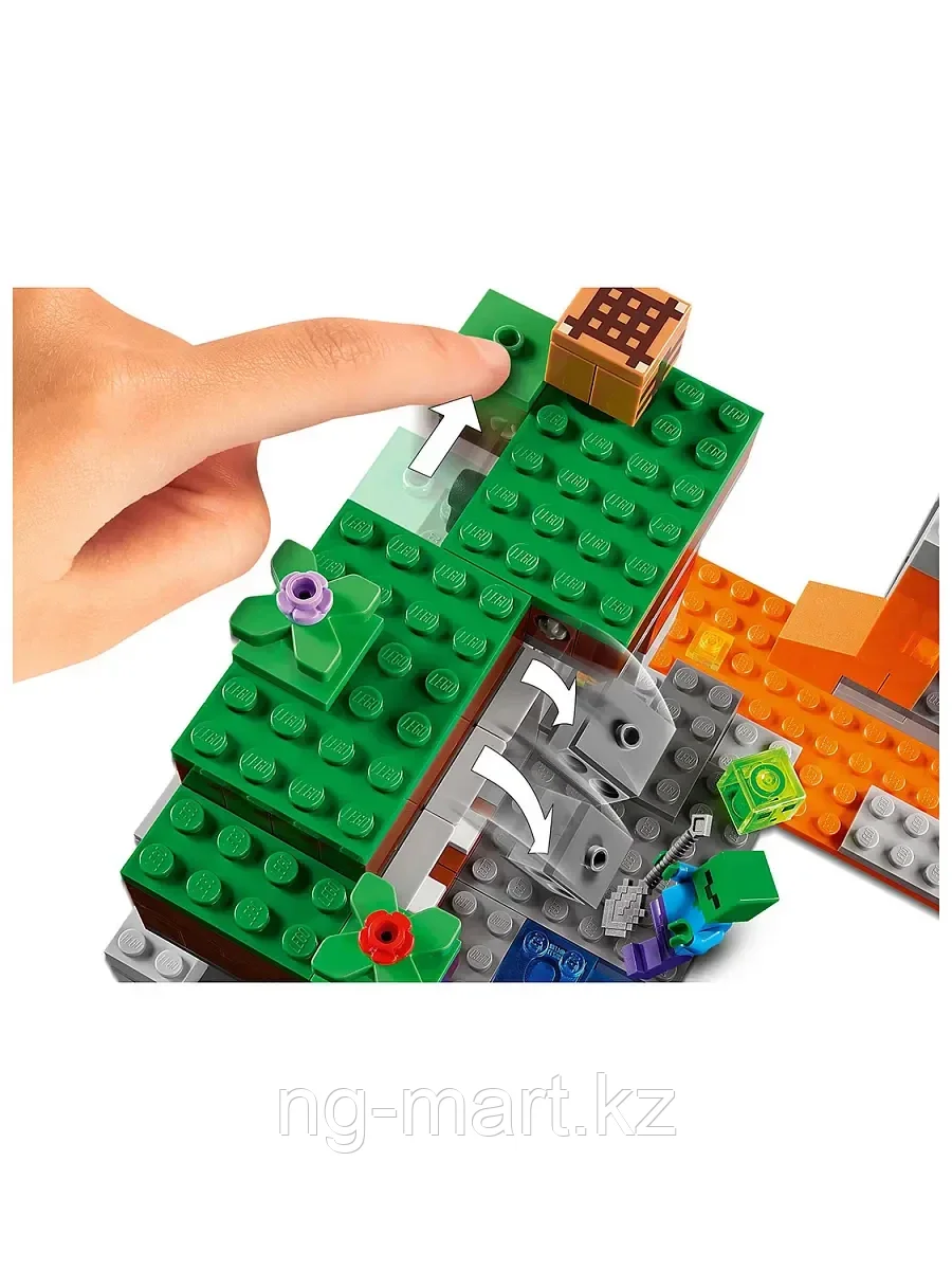 Конструктор «Заброшенная» шахта 248 дет. 21166 LEGO Minecraft - фото 4 - id-p96762029