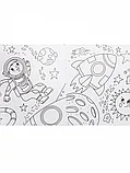 Раскраска для детей 51277 Весёлый космос, фото 3