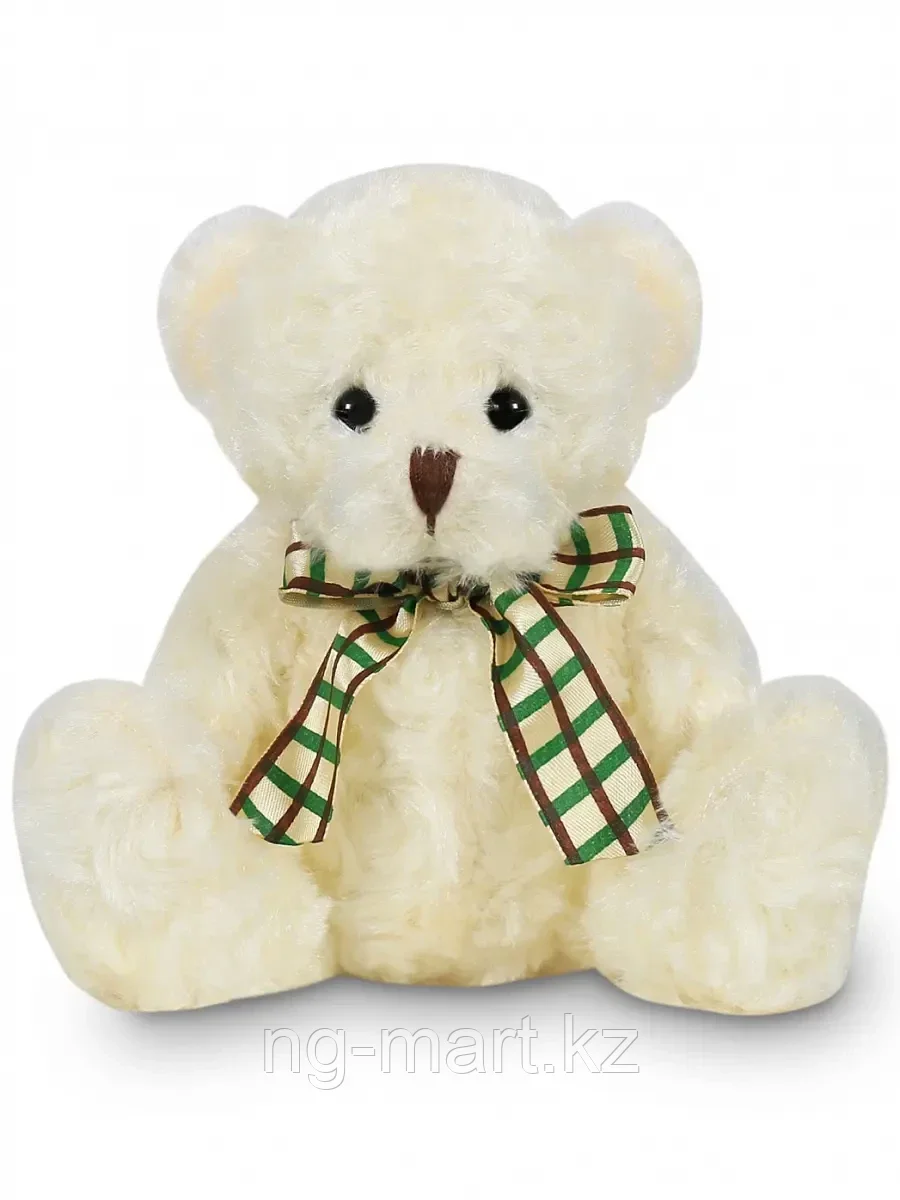 Мягкая игрушка Медведь Мэнни белый 15 см 6253-1 ТМ Коробейнки