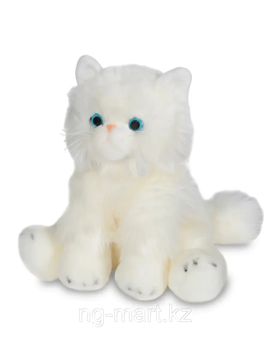 Мягкая игрушка Кошка Линдси белая 30 см 84404-29 ТМ Коробейники - фото 1 - id-p96761067