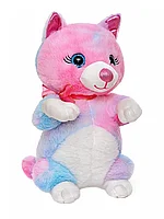Мягкая игрушка Кошка Сюся розово-фиолетовая 32 см TB19-761-1 ТМ Коробейники