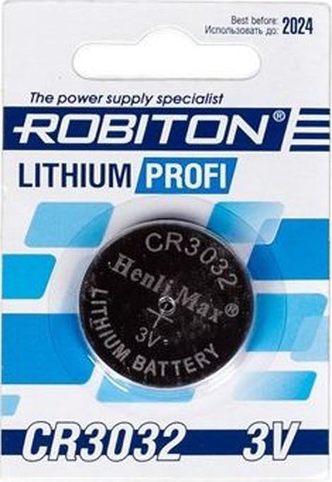 Батарейка Robiton Profi R-CR3032 (Li-MnO2, 3V, 550mA)