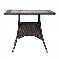 Стол Björn с широким плетением по краю , без отверстия для зонта