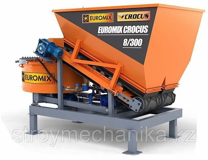 Мобильный бетонный завод EUROMIX CROCUS 8/300 (стационарный тип)