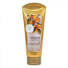 Маска для волос увлажняющая с аргановым маслом и золотом Welcos Confume Argan Gold Treatment, 200мл.