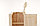Кедровая фитобочка, Квадратная "CUBE", 130*84*84 см., фото 5
