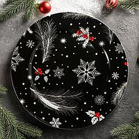 Тарелка обеденная Magistro «Новый Год. Зимняя сказка», d=25,3 см
