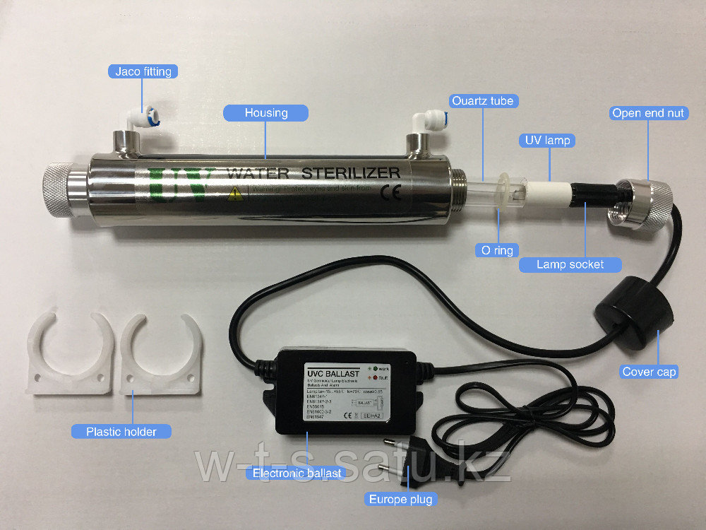 Аппарат УФ-дезинфекции воды SGW UV E -50 - (до 1,0 м3/ч) - фото 1 - id-p88148569