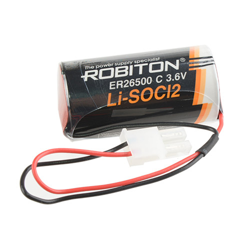 Батарейка ROBITON ER26500 3,6v с коннектором