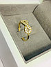Серьги, кольцо с цирконом / жёлтое золото, фото 5
