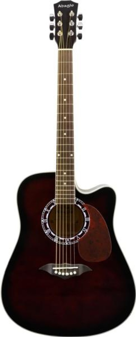 Акустическая гитара, коричневая, Adagio KN41WRS - фото 1 - id-p96847356