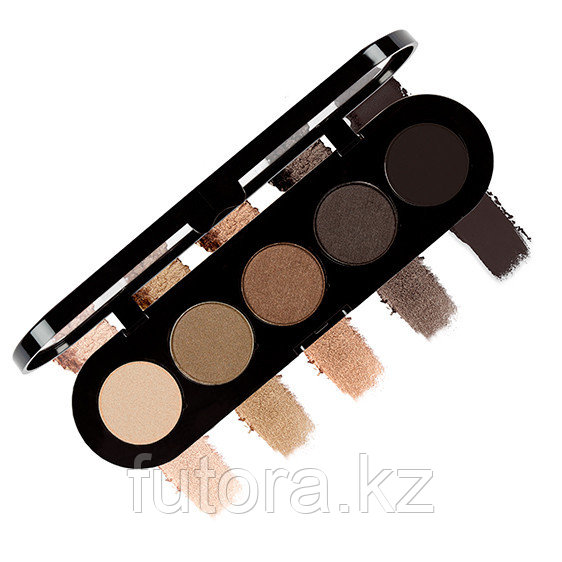 Тени для век "Make Up Atelier - Palette 5 Ombres a Paupieres - T26 Smokey Brown".