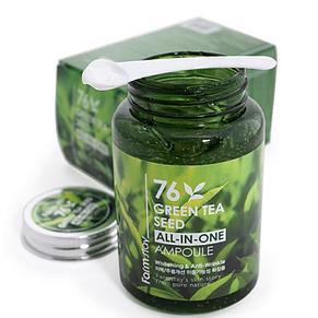 Сыворотка с экстрактом зеленого чая Farmstay 76 Green Tea All-In-One Ampoule, 250мл., фото 2