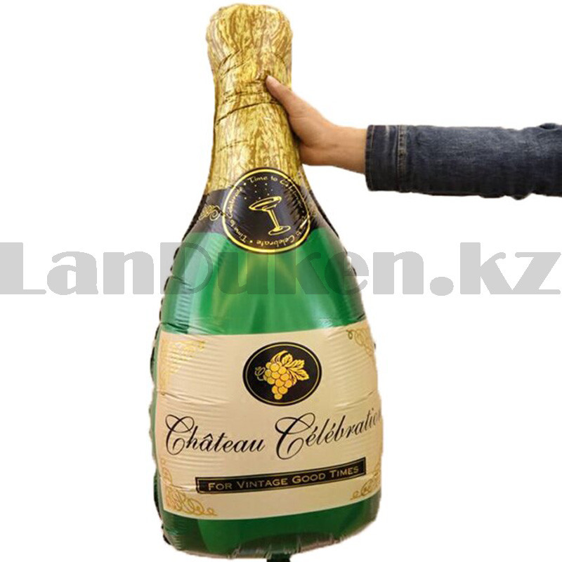 Воздушный шар большая бутылка шампанского Shateau Celebration 150x50 см - фото 3 - id-p96847964
