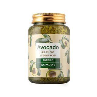 Многофункциональная ампульная сыворотка с авокадо FarmStay Avocado All-In-One Intensive Moist Ampoule, 250мл.