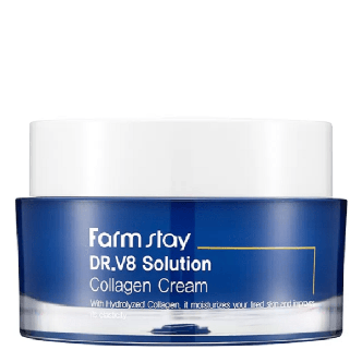 Крем с коллагеном FarmStay Dr V8 Solution Collagen Cream, 50мл., фото 2