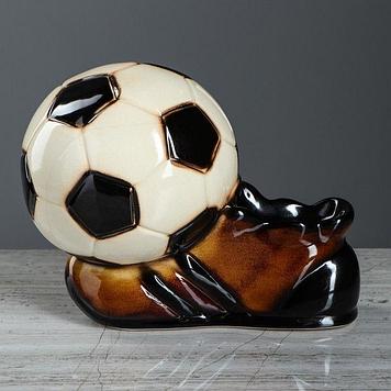 Копилка "Мяч" глянец, 19 см