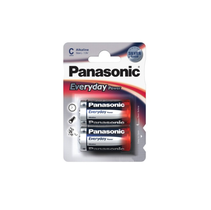 Батарейка щелочная Panasonic Everyday Power LR14EPS C/2B