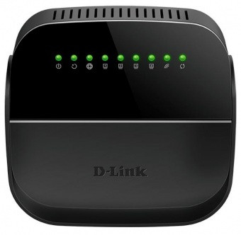 Модем D-Link DSL-2740U/R1A, черный