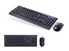 Клавиатура + Мышь Delux DLD-6075OUB проводные (комплект)