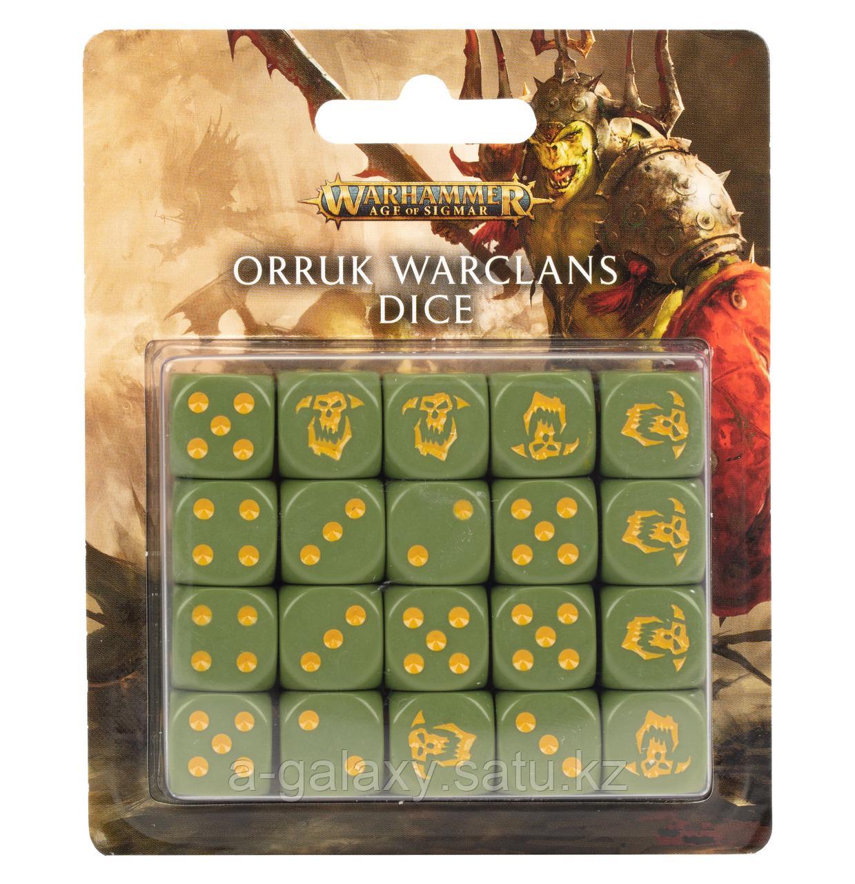 Orruks Warclans: Dice set (Боевые кланы Оруков: Набор кубиков) - фото 1 - id-p96865900