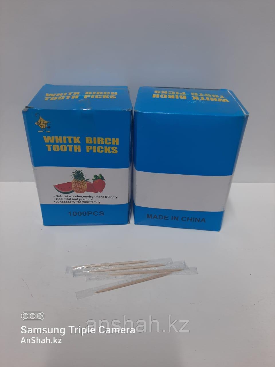 Зубочистки Whitk Birch Tooth Picks(85шт)