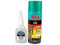 Клей двухкомпонентный МДФ Akfix 705 - 500 ml