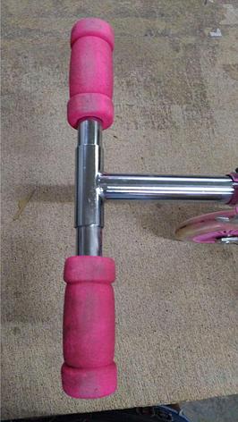 Уценка (товар с небольшим дефектом) Самокат двухколесный SCOOTER, цвет розовый, фото 2