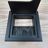 Заглушка мебельная для проводов ZBD-001 черная, фото 2