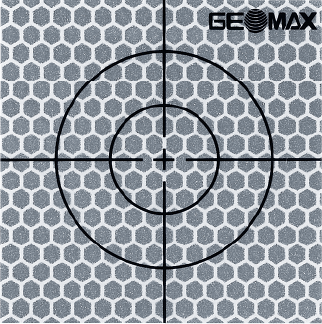Отражающая пластина GEOMAX 40мм, 60мм, пленка отражающая, марка, репер, тахеометр, геодезист - фото 1 - id-p50143625