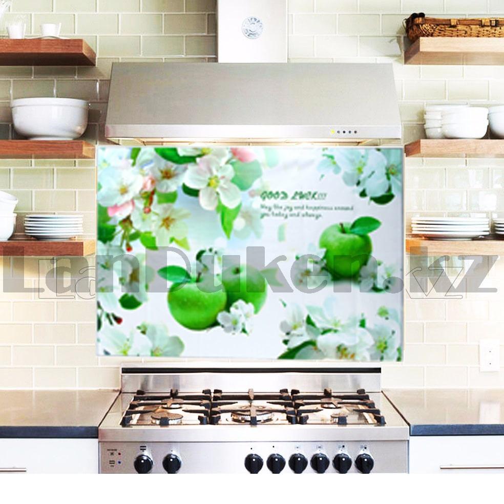 Кухонная наклейка на кафельную плитку 60x90 с яблоней ТТ 604 - фото 1 - id-p96882214