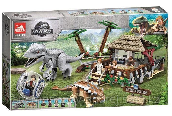 Конструктор BELA 11580 Jurassic World Индоминус-рекс против анкилозавра