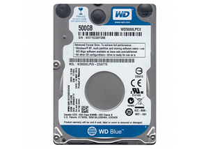 Жесткий диск для ноутбука  500Gb WD Blue SATA6 Gb/s 128Mb 2,5"  5400rpm 6,8 мм WD5000LPZX