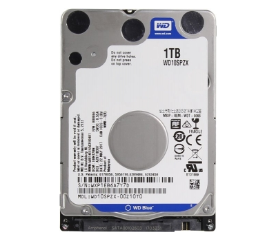 Жесткий диск для ноутбука 1Tb WD Blue SATA 6Gb 2.5" 5400rpm 128Mb Толщина 7мм WD10SPZX, фото 2