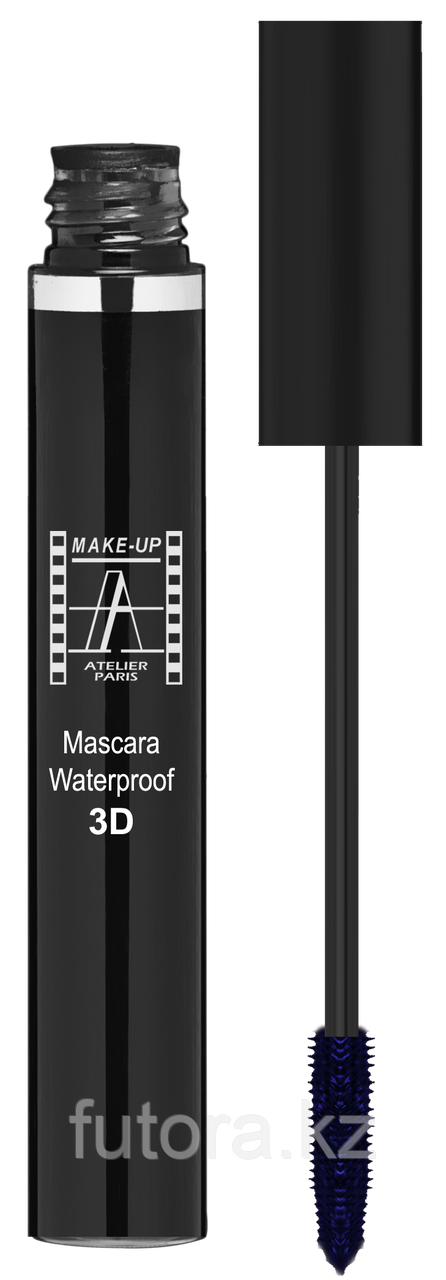 Тушь для ресниц "Make Up Atelier - Waterproof Mascara 3D" водоустойчивая, с эффектом 3D. - фото 1 - id-p96883646