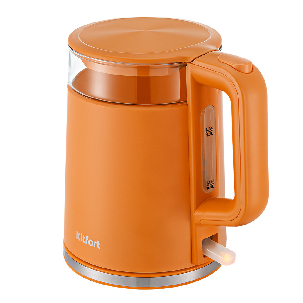 Чайник Kitfort КТ-6124-4, оранжевый
