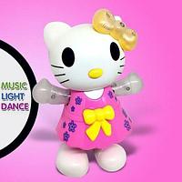 Игрушка-робот танцующая интерактивная со световыми и звуковыми эффектами CyberToy (Hello Kitty)
