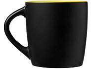 Керамическая чашка Riviera, черный/желтый, фото 3