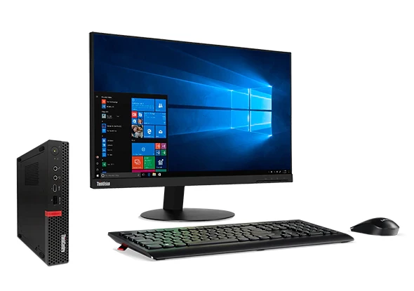 Lenovo 10T7S1AE00 компьютер ThinkCentre M720q, Intel i5-8500T (2.10GHz), Win10Pro, 8.0GB, 500GB/128GB SSD - фото 2 - id-p96890790