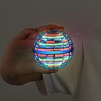 Летающий светодиодный шар-дрон Fly Spinning Ball. С пультом, фото 2