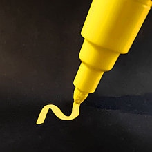 Меловой маркер желтый 5мм / Борлы маркер сары 5мм