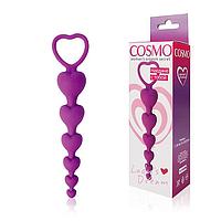 Анальная цепочка, фиолетовая (14,5 см)