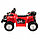 PITUSO Электроквадроцикл 6V/4.5Ah*1,20W*1,колеса пласт,MP3,свет,муз,78*50*47 см,Красный/RED, фото 3