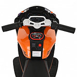PITUSO Электромотоцикл 5188,6V/4Ah*2, возд.колеса, 85*37*43см,White-orange/Бело-оранжевый, фото 5