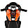 PITUSO Электромотоцикл 5188,6V/4Ah*2, возд.колеса, 85*37*43см,White-orange/Бело-оранжевый, фото 5