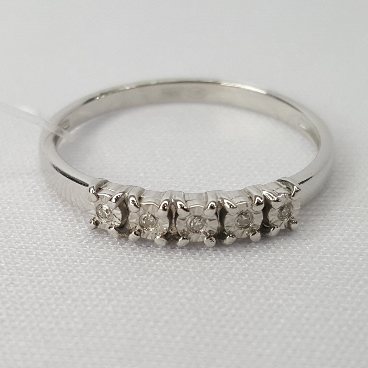 Кольцо из серебра с бриллиантами SOKOLOV 87010069 покрыто  родием